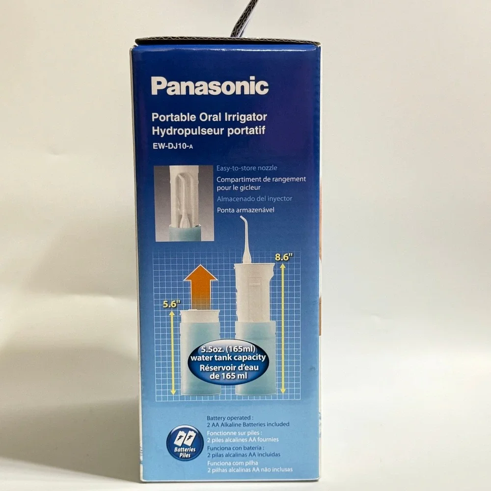 Panasonic Portable Oral Irrigator EW-DJ10-A Travel Water Flosser Sealed New